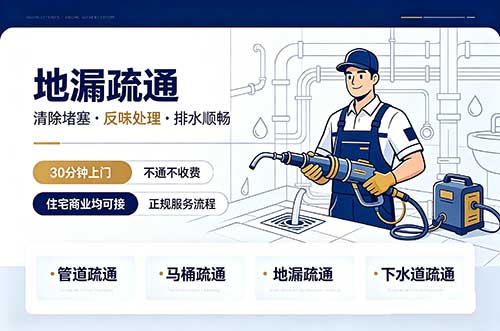 河池地漏疏通
